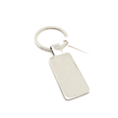 Porte-clés en acier organique pour porte-clés avec argent