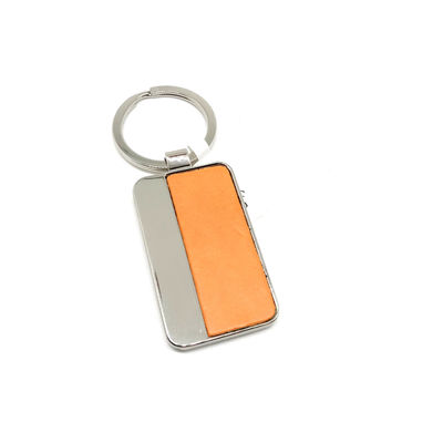 Chaînes à clefs en cuir personnalisées classiques Porte-clés Polybag Package
