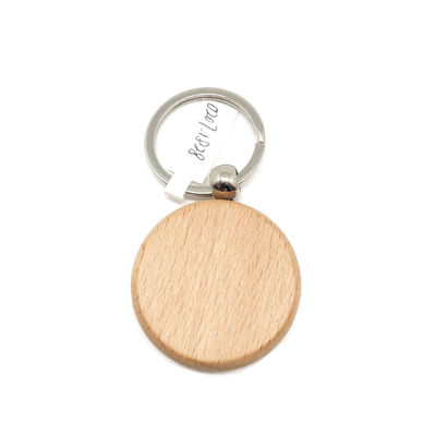 Porte-clés en bois gravé sur mesure Durabilité Porte-clés décoratif avec conception personnalisée