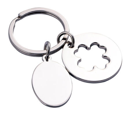Porte-clés en alliage de zinc avec personnalisation de logo élégant disponible