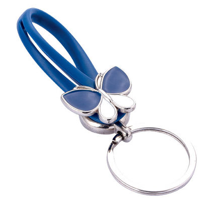 Porte-clés en métal cadeau personnalisé avec logo personnalisé dans une variété de couleurs pour les clés