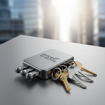 Organisateur de porte-clés durable en acier OEM ODM parfait pour organiser efficacement les clés et améliorer les solutions de gestion des clés