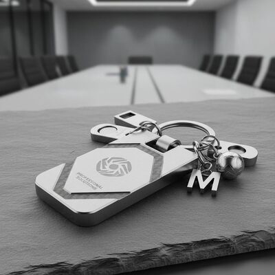 Durable designer keychain keychain holder ideal for business giveaways trade shows and professional branding solutions