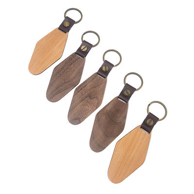 La chaîne principale en bois adaptée aux besoins du client 14g de losange a personnalisé la noix gravée de Watel