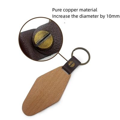 La chaîne principale en bois adaptée aux besoins du client 14g de losange a personnalisé la noix gravée de Watel