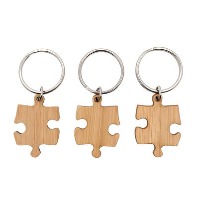 Chaîne principale assortie en bois en bambou de puzzle gravant l'impression UV