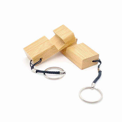 Impression UV fonctionnelle multi en bois faite main de chaîne principale de support de téléphone