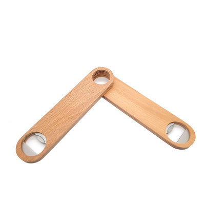 Sublimation d'ouvreur de bouteille en métal en bois de hêtre - parfaite pour Gifting 4cm