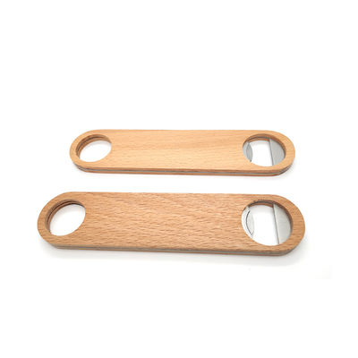 Sublimation d'ouvreur de bouteille en métal en bois de hêtre - parfaite pour Gifting 4cm