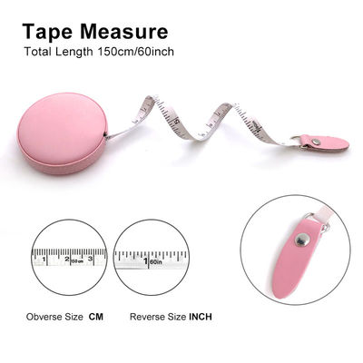 Ruban métrique escamotable de tissu professionnel pour coudre et travailler - 60 pouces/150cm