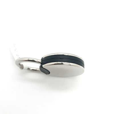 Porte-clés en métal d'argent accessoire de porte-clés élégant et fonctionnel