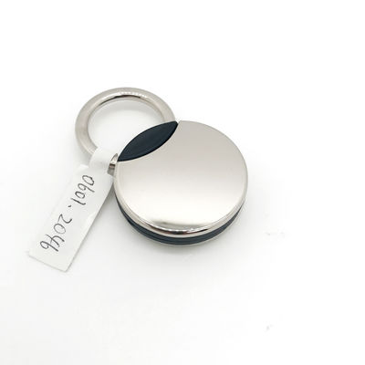 Porte-clés en métal d'argent accessoire de porte-clés élégant et fonctionnel