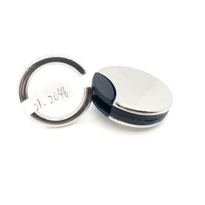 Porte-clés en métal d'argent accessoire de porte-clés élégant et fonctionnel