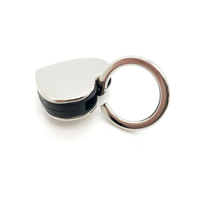Cœur noir Porte-clés métallique Porte-clés métallique Quantité minimale de commande 500