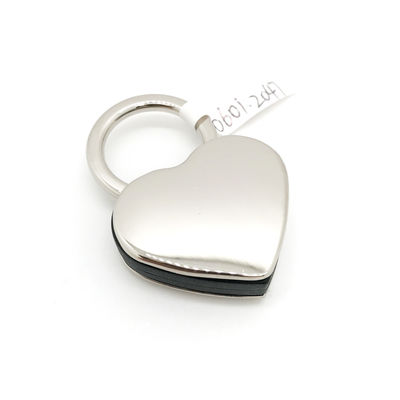 Cœur noir Porte-clés métallique Porte-clés métallique Quantité minimale de commande 500