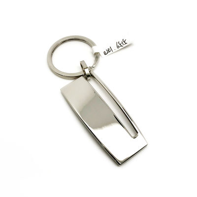 Porte-clés en alliage de zinc disponible pour la personnalisation