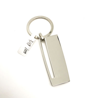 Porte-clés en alliage de zinc disponible pour la personnalisation