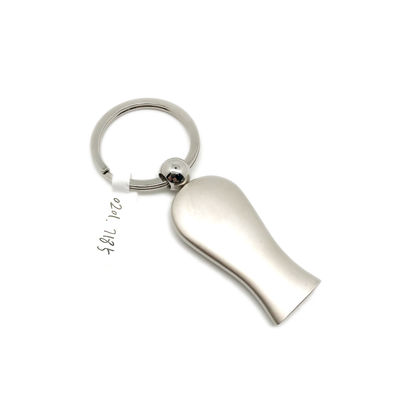 Des porte-clés en vrac personnalisables en argent avec OEM/ODM disponibles