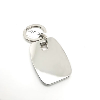 Porte-clés en alliage de zinc avec logo personnalisé comme photo de