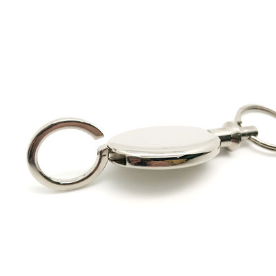 Chaîne de clés rétractable avec Siliver OEM/ODM disponible pour votre satisfaction