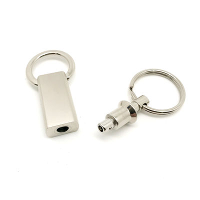 Meilleur porte-clés rétractable avec porte-clés métallique en alliage de zinc