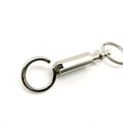 Meilleur porte-clés rétractable avec porte-clés métallique en alliage de zinc