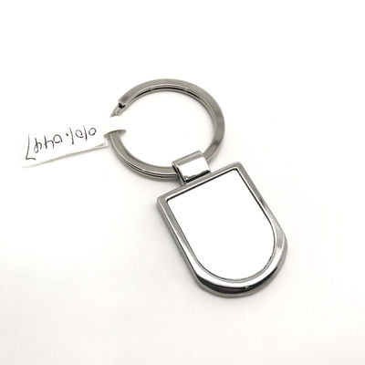 Porte-clés métallique en argent élégant Durable et durable