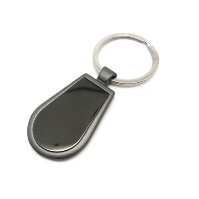 Porte-clés en métal en argent personnalisé pour vos besoins