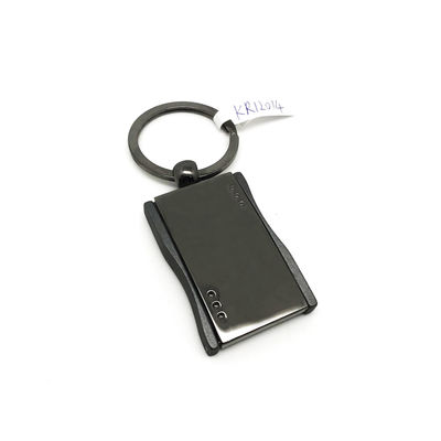 OEM/ODM porte-clés métallique pour pistolet noir avec logo personnalisé disponible