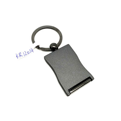 OEM/ODM porte-clés métallique pour pistolet noir avec logo personnalisé disponible