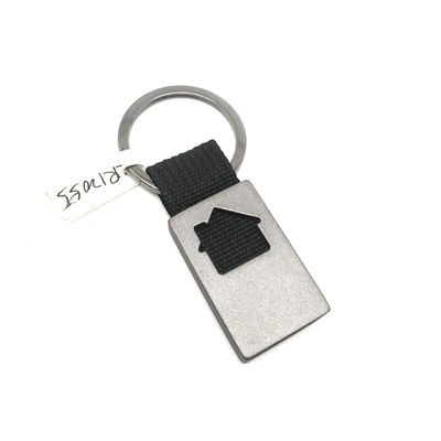 Porte-clés en alliage de zinc avec services OEM/ODM et package polybag individuel
