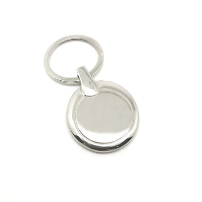 Porte-clés en métal en argent avec OEM/ODM disponible