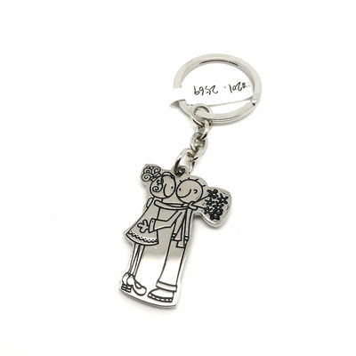 Emballage individuel pour porte-clés en métal avec OEM/ODM disponible