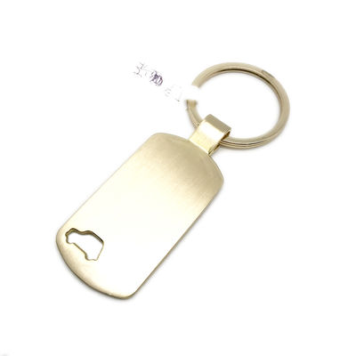 Porte-clés métallique durable avec un matériau en alliage de zinc comme photo