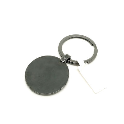 Porte-clés en métal argenté avec alliage de zinc pour une durabilité durable