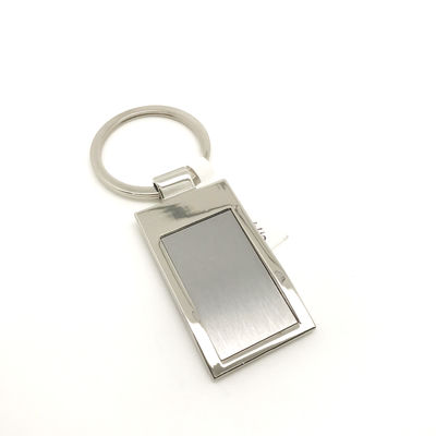 Comme porte-clés photo métallique avec logo personnalisé