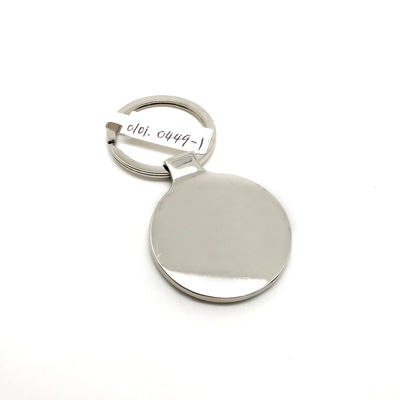 Porte-clés métallique en argent Solution durable et pratique