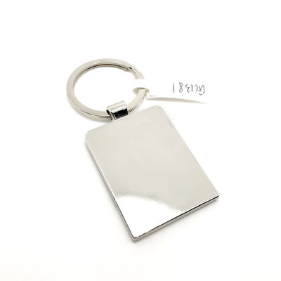 Porte-clés en métal disponible avec logo personnalisé pour OEM / ODM