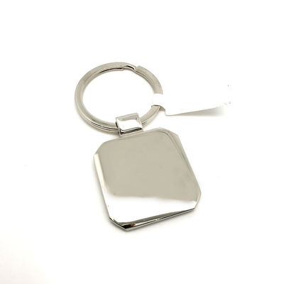 OEM/ODM Disponible porte-clés en métal en argent avec logo personnalisé pour les besoins des entreprises