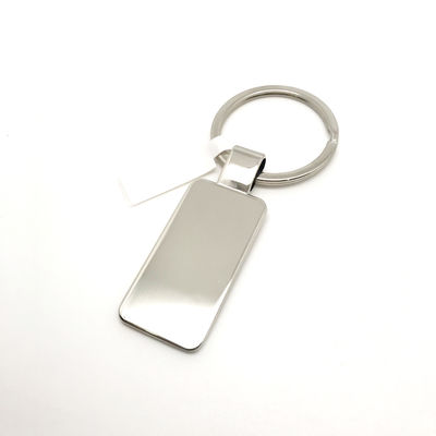 Porte-clés en acier organique pour porte-clés avec argent