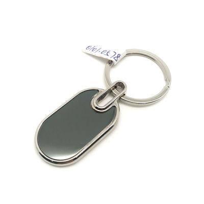 Porte-clés en métal avec logo personnalisé