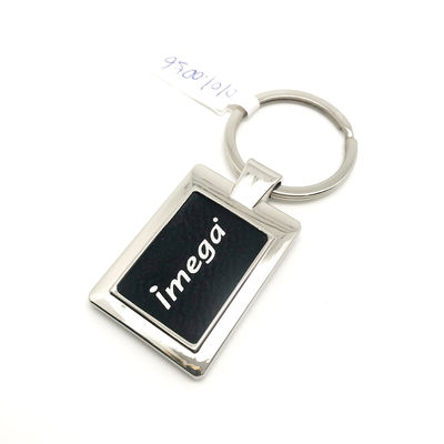 Porte-clés en métal en argent, organisateur de porte-clés en acier