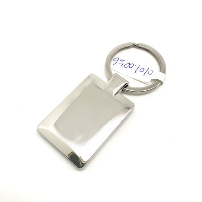 Porte-clés en métal en argent, organisateur de porte-clés en acier