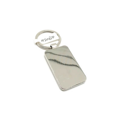 Chaînes à clefs en cuir personnalisées classiques Porte-clés Polybag Package