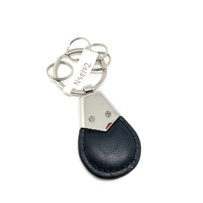 Chaîne de clés en cuir durable de différentes couleurs et conceptions pour une organisation élégante des clés