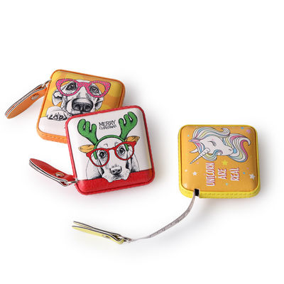Mesure de ruban adhésif en PU rétractable à double face avec couleur personnalisable et plage de 150 mm/60 pouces