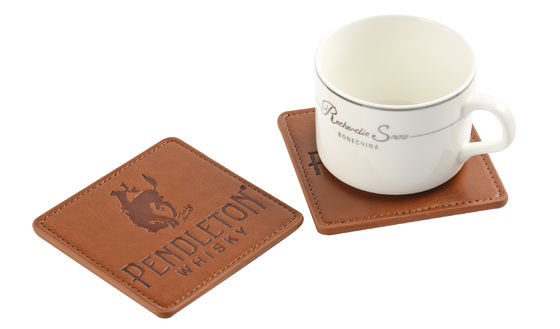 Modern Absorbent 6- Coaster Set pour les boissons chaudes et froides Des modèles variés Laver à la main seulement