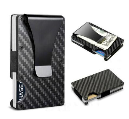 Carte de crédit en aluminium PU Portefeuille RFID pour 8 à 10 cartes