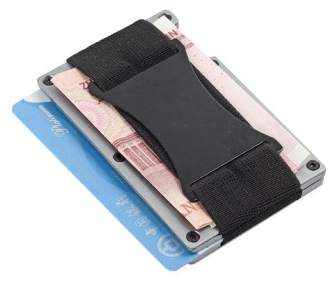 Un portefeuille classique en PU en aluminium RFID protège 8 à 10 cartes
