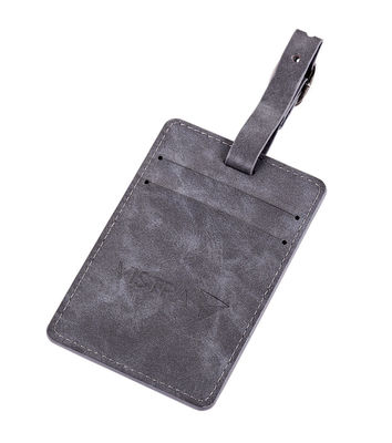 Étiquette de bagage en PU personnalisable avec ceinture de boucle sécurisée et logo personnalisé - cadeau parfait pour les voyageurs